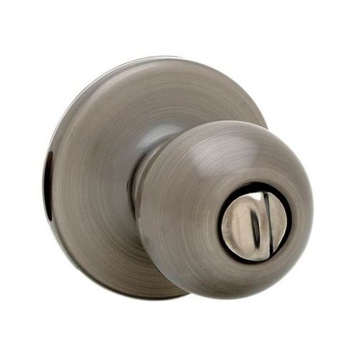 Polo Privacy Door Lock with New Chassis with 6AL Latch and RCS Strike Antique Nickel Finish