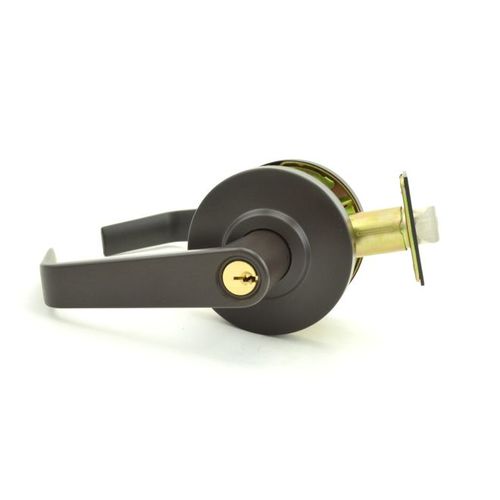 C2000 Regular Lever Keyed Entry Lockset, Oil Rubbed Dark Bronze