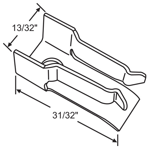 Ve01 Metal Sash Clip