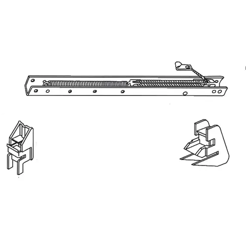 17in Window Channel Balance 14 To 19 Lbs Sash Weight hwB-Kk501-5/8B-1640 60-500a And 60-507a Attached