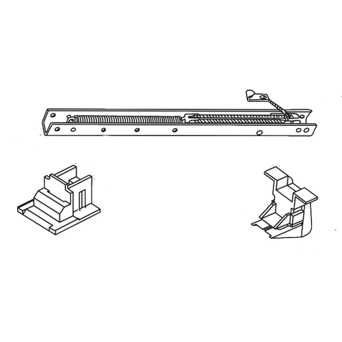 Brixwell 60-184-28 19in Window Channel Balance 14 To 17 Lbs Sash Weight hwB-Pa507-5/8B-1840 60-595a And 60-596a Attached