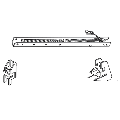 23in Window Channel Balance 8 To 12 Lbs Sash Weight hwB-Kk501-5/8B-2220 60-500a And 60-507a Attached