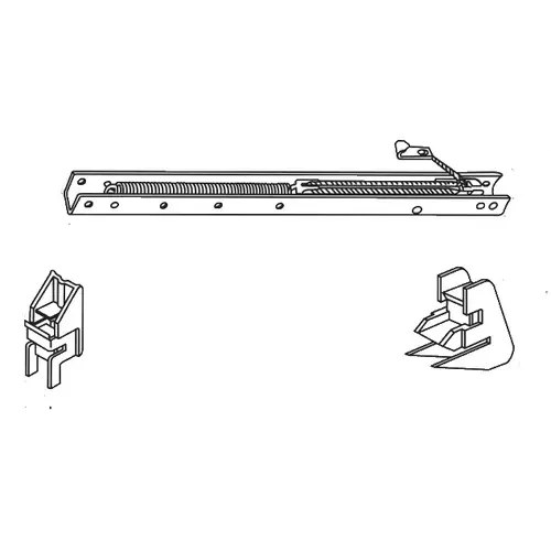 30in Window Channel Balance 7 To 12 Lbs Sash Weight hwB-Kk501-5/8B-2910 60-500a And 60-507a Attached