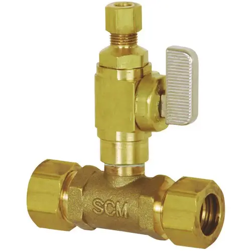 5/8 in. x 1/4 in. Add-a-Line Full Slip Valve Tee