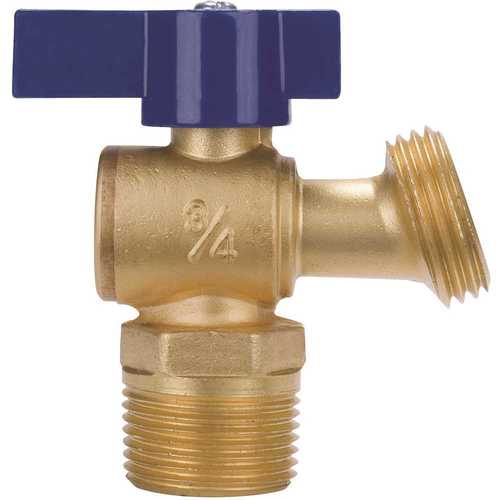 NIBCO QT74X12 1/2 in. Brass Quarter Turn Boiler Drain