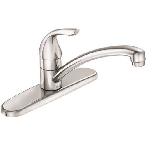 Moen 87201 Adler Single-Handle Low Arc Standard Kitchen Faucet in Chrome