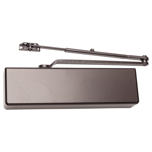 Heavy Duty Surface Door Closer with Regular Arm and Parallel Arm Bracket Dark Bronze Finish