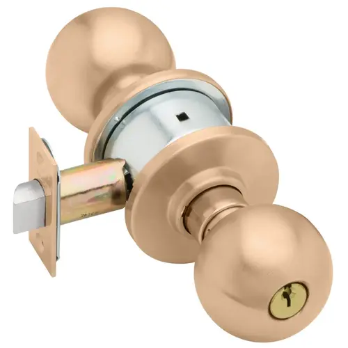 Cylindrical Lock Satin Bronze