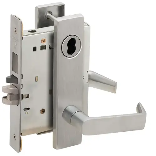 Lock Mortise Lock Satin Stainless Steel