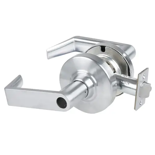 Grade 1 Classroom by Storeroom Lock, Rhodes Lever, Less Cylinder, Satin Chrome Finish, Non-handed Satin Chrome