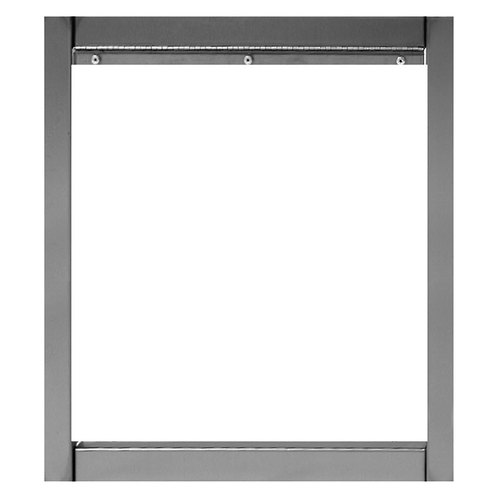 ShureSAFE SPT571 19-13/16" W x 3/4" D x 23- 3/4" H WeatherGuard Frame for Model #SPT145 Duo-Drawer Stainless Steel