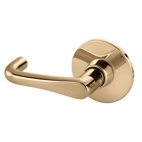 Cylindrical Lock Bright Bronze Plated Clear Coated