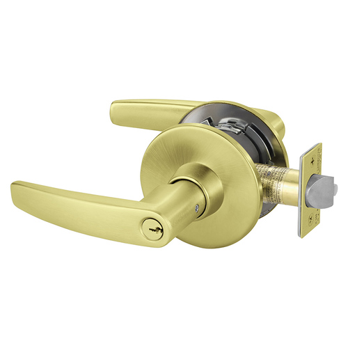 Cylindrical Lock Satin Brass