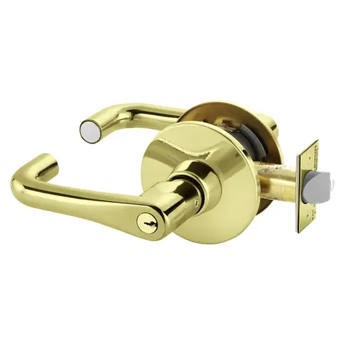 Cylindrical Lock Bright Brass