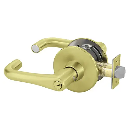 Cylindrical Lock Satin Brass