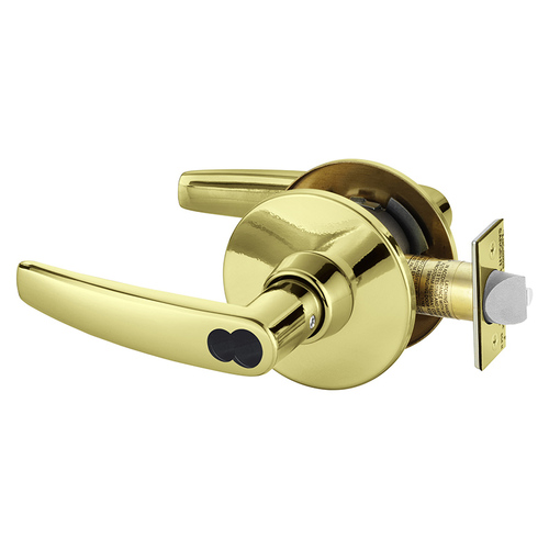 Cylindrical Lock Bright Brass