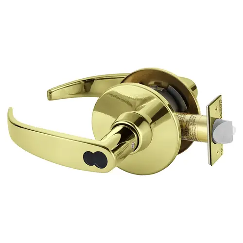 Cylindrical Lock Bright Brass