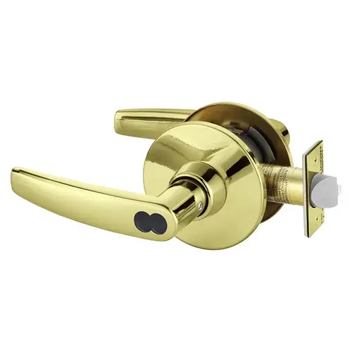 Cylindrical Lock Bright Brass