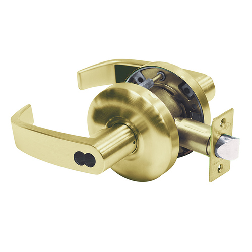 Cylindrical Lock Satin Brass