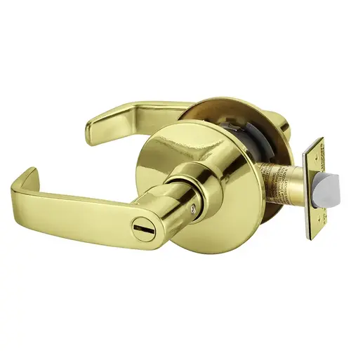 Cylindrical Lock Bright Brass