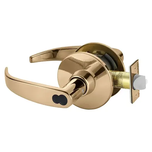 Cylindrical Lock Bright Bronze Plated Clear Coated