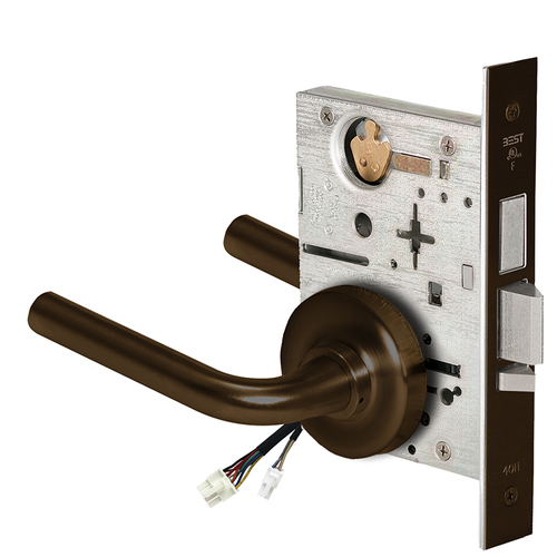 Electric Mortise Lock Dark Bronze Painted