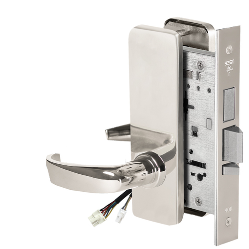 Electric Mortise Lock Bright Chrome