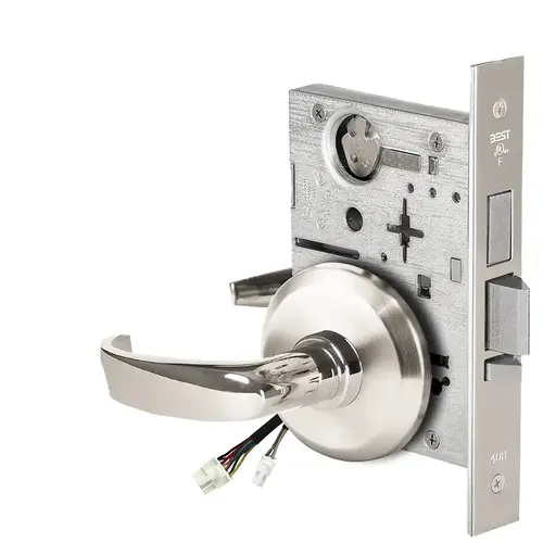 Electric Mortise Lock Bright Chrome