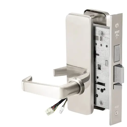 Electric Mortise Lock Bright Stainless Steel