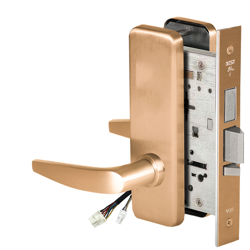 Electric Mortise Lock Satin Bronze Clear Coated