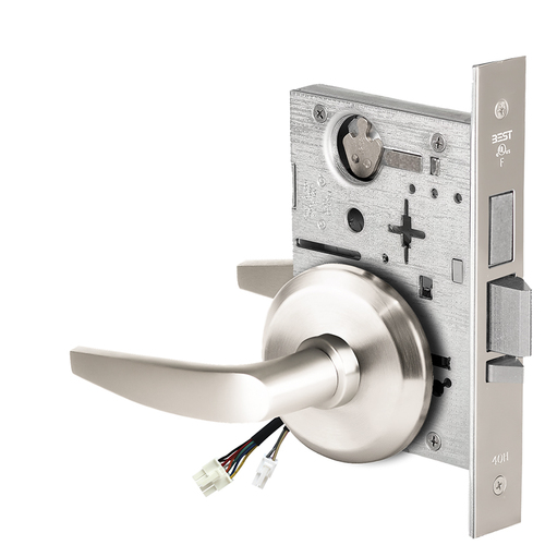 Electric Mortise Lock Bright Chrome