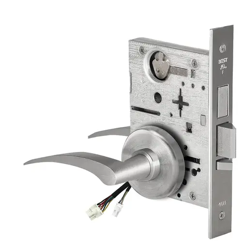 Electric Mortise Lock Satin Chrome