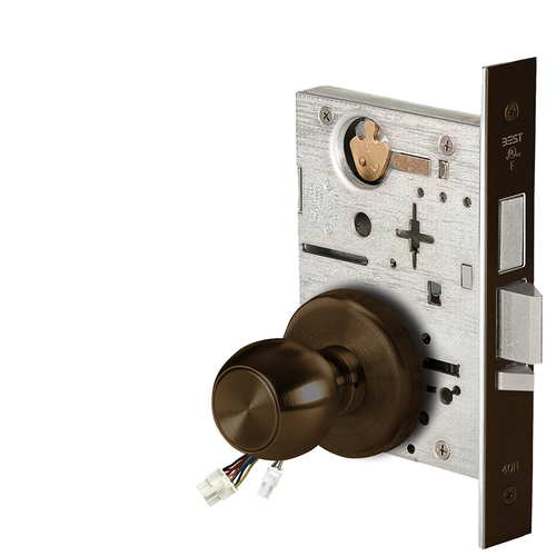 Electric Mortise Lock Dark Bronze Painted