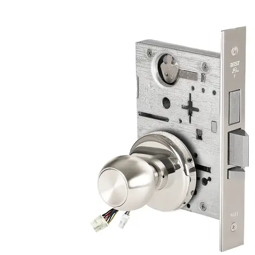 Electric Mortise Lock Bright Stainless Steel