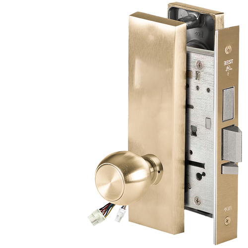 Electric Mortise Lock Satin Brass