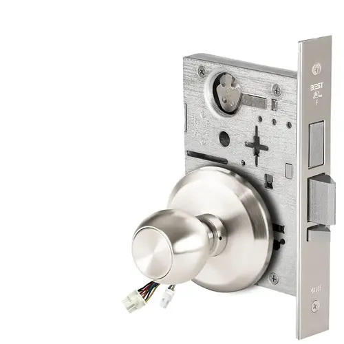 Electric Mortise Lock Bright Chrome