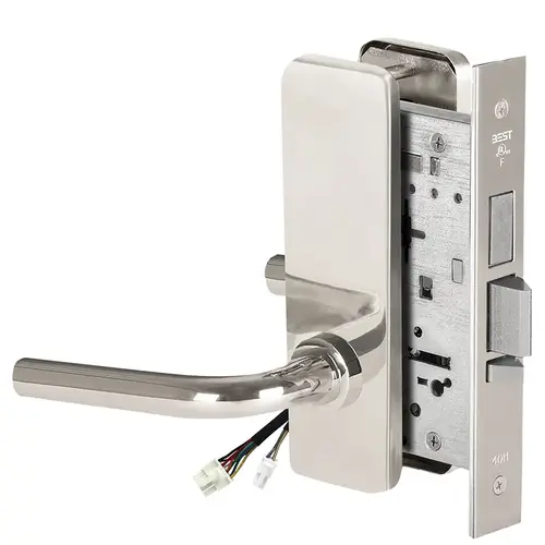 Electric Mortise Lock Bright Stainless Steel