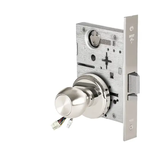 Electric Mortise Lock Bright Stainless Steel