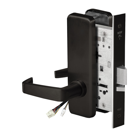 Electric Mortise Lock Flat Black Coated