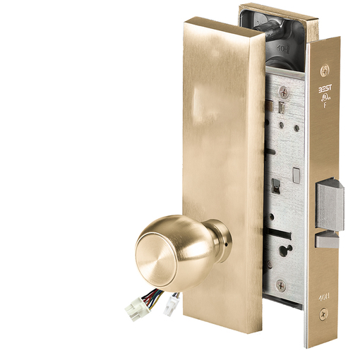 Electric Mortise Lock Satin Brass