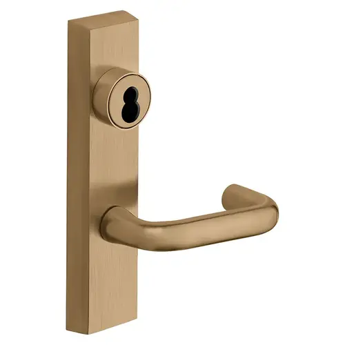 ET Lever Exit Device Trim Satin Bronze Clear Coated