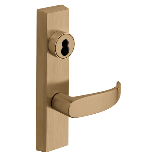 ET Lever Exit Device Trim Satin Bronze Clear Coated