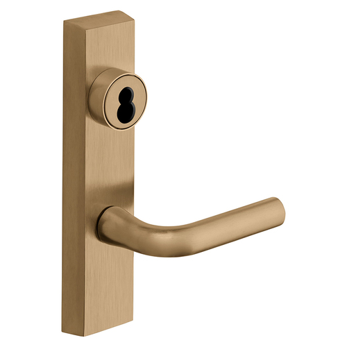 ET Lever Exit Device Trim Satin Bronze Clear Coated