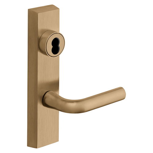 ET Lever Exit Device Trim Satin Bronze Clear Coated