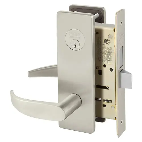Manufacturing Mortise Lock Satin Nickel Plated Clear Coated