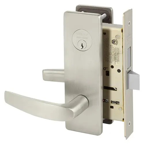 Manufacturing Mortise Lock Satin Nickel Plated Clear Coated