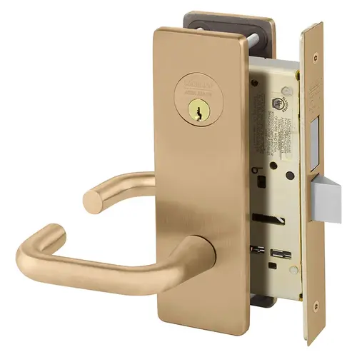 Manufacturing Mortise Lock Satin Bronze Clear Coated