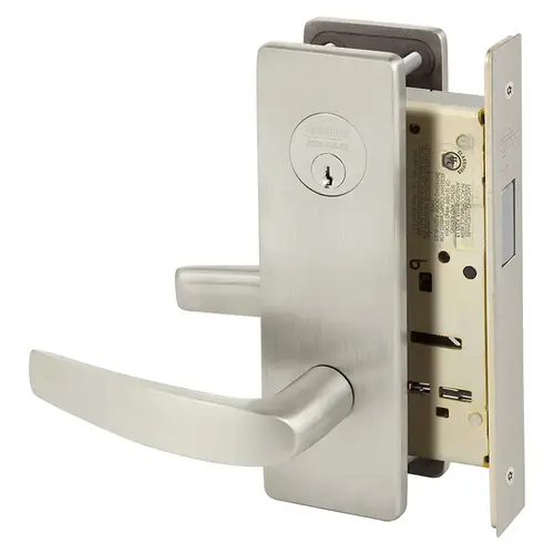 Manufacturing Mortise Lock Satin Nickel Plated Clear Coated