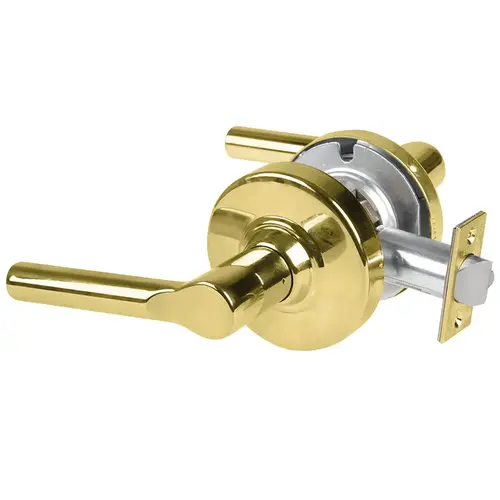 Cylindrical Lock Bright Brass