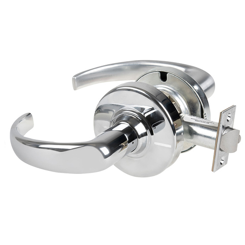 Cylindrical Lock Bright Chrome